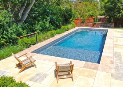 Summit Model Fiberglass Pool by Pools123 in Austin Texas