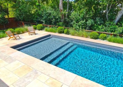 Summit Model Fiberglass Pool by Pools123 in Austin Texas