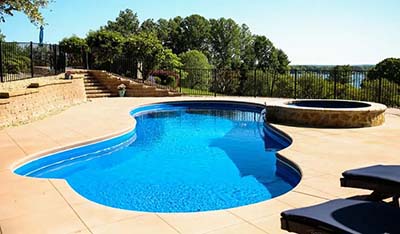 Leisure Inground Swimming Pool Professional Contractor The Woodlands Texas Bayou Vista Installation Fiberglass Spool Pools by Design Builder Companies