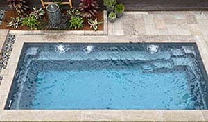 Design Build Swimming Inground Pool Contractor Greater Katy Texas Angleton Prefabricator Leisure Fiberglass Pools by Professional Installation Companies