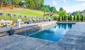 Zip Pools design build contractor fiberglass swimming pool Houston, Texas. Installation company prefab inground pools Acres Home, Tx. 77088 at special cost prices.